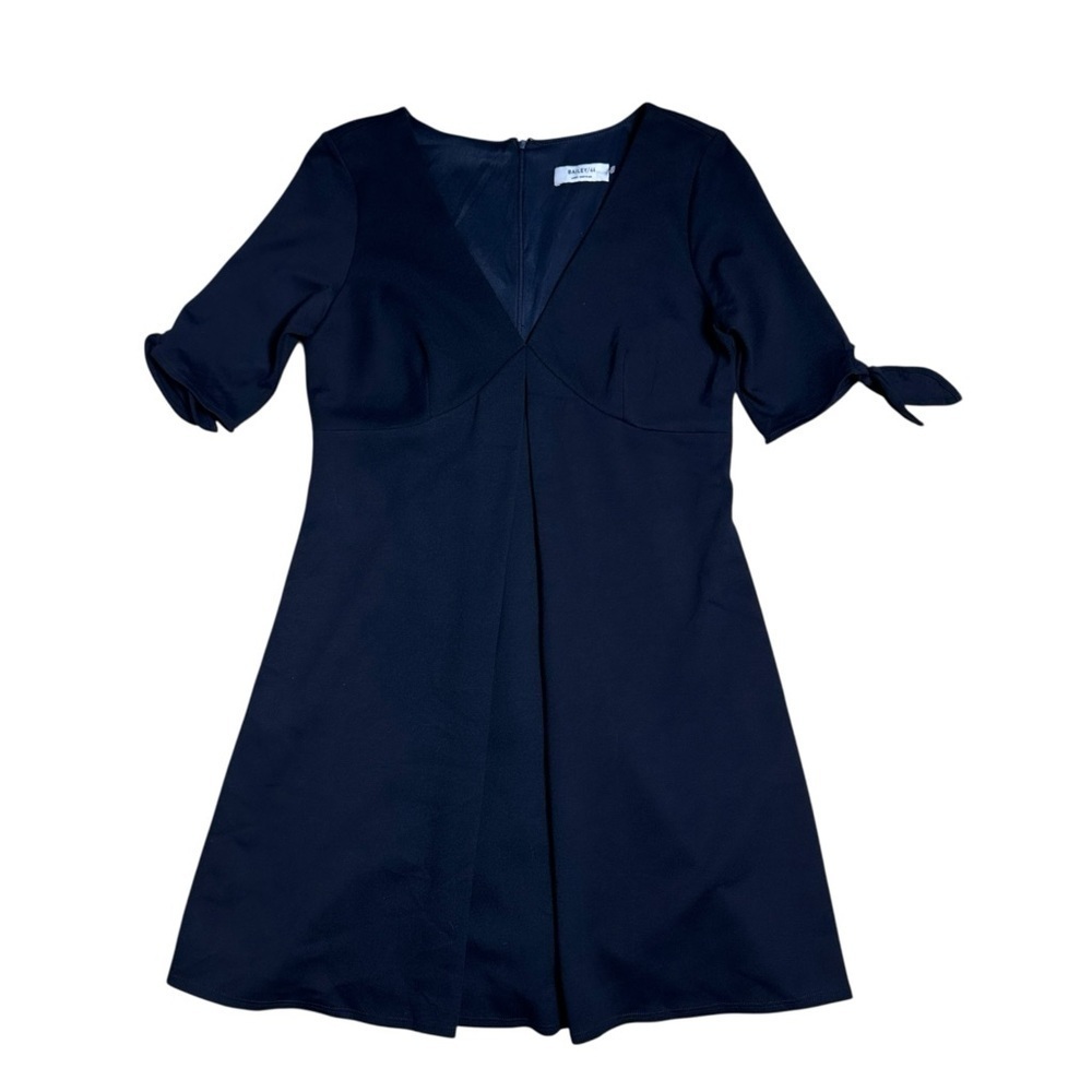 Bailey 44 Dark Navy Quarterdeck Ponte Fit and Flare Mini Dress Womens L